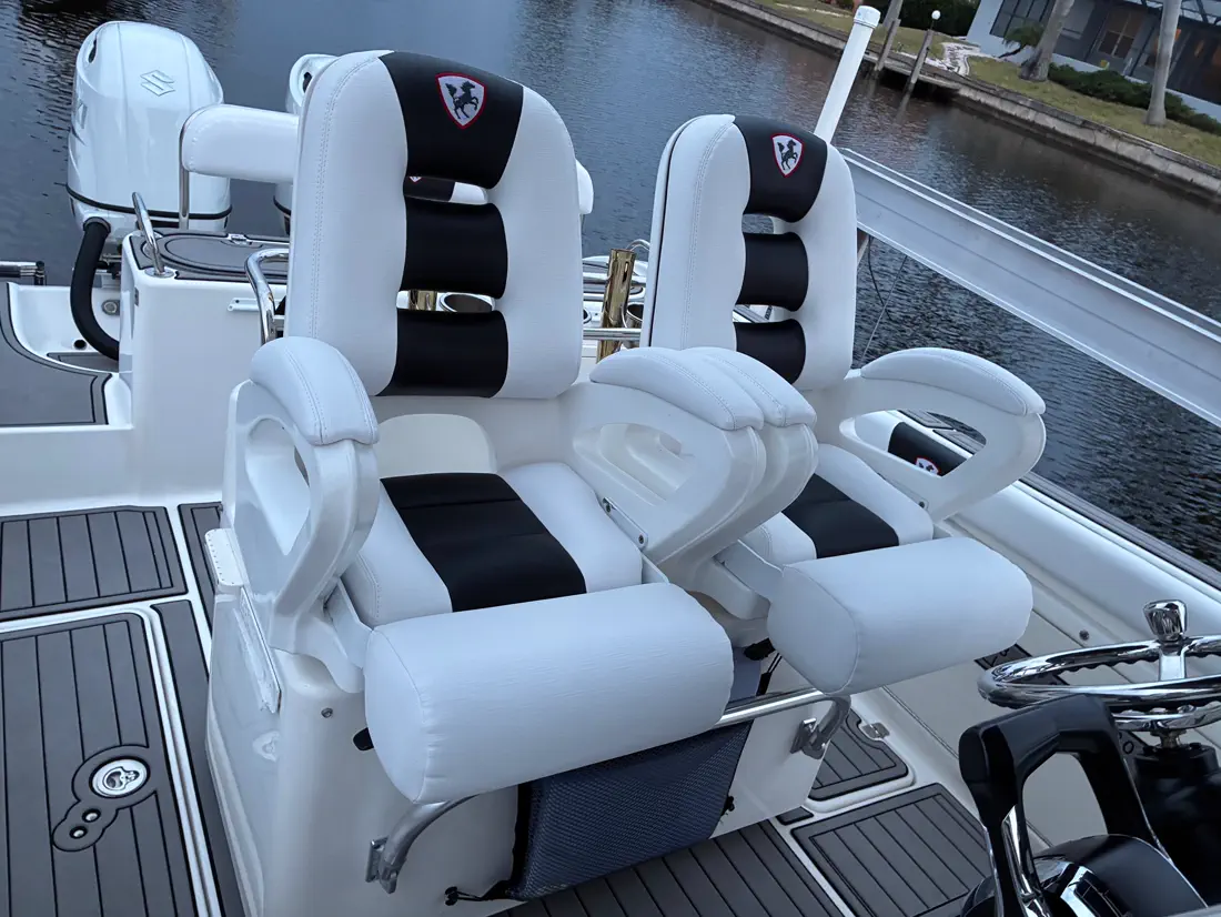 Custom boat canvas and bimini top textile work in Cape Coral, Florida - photo 20