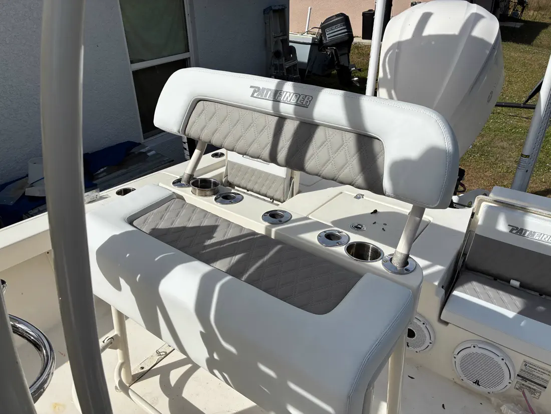 Custom boat canvas and bimini top textile work in Cape Coral, Florida - photo 21