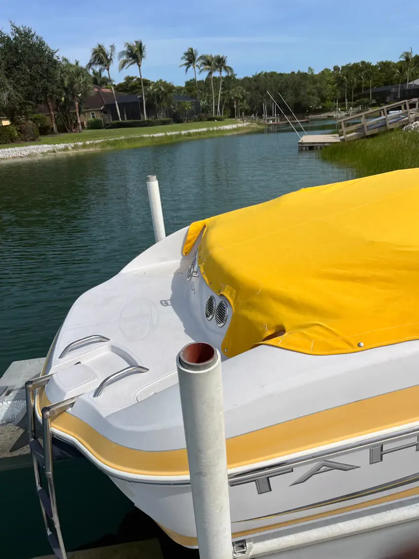 Custom boat canvas and bimini top textile work in Cape Coral, Florida - photo 42