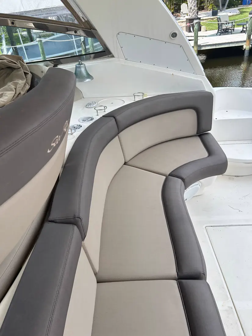 Custom boat canvas and bimini top textile work in Cape Coral, Florida - photo 10